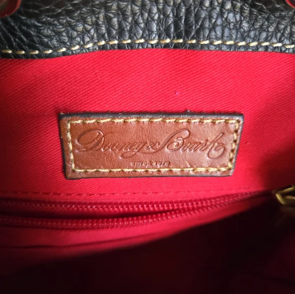 Dooney & Bourke Black Pebbled Leather Backpack - Picture 10 of 12